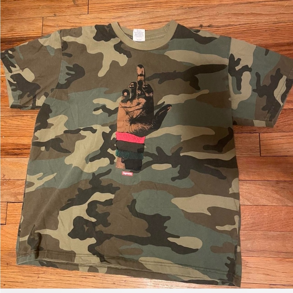 Supreme dead prez camo tee
